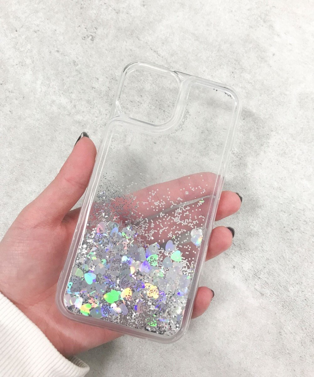 WEGO キラキラiphoneケース（シルバー） 