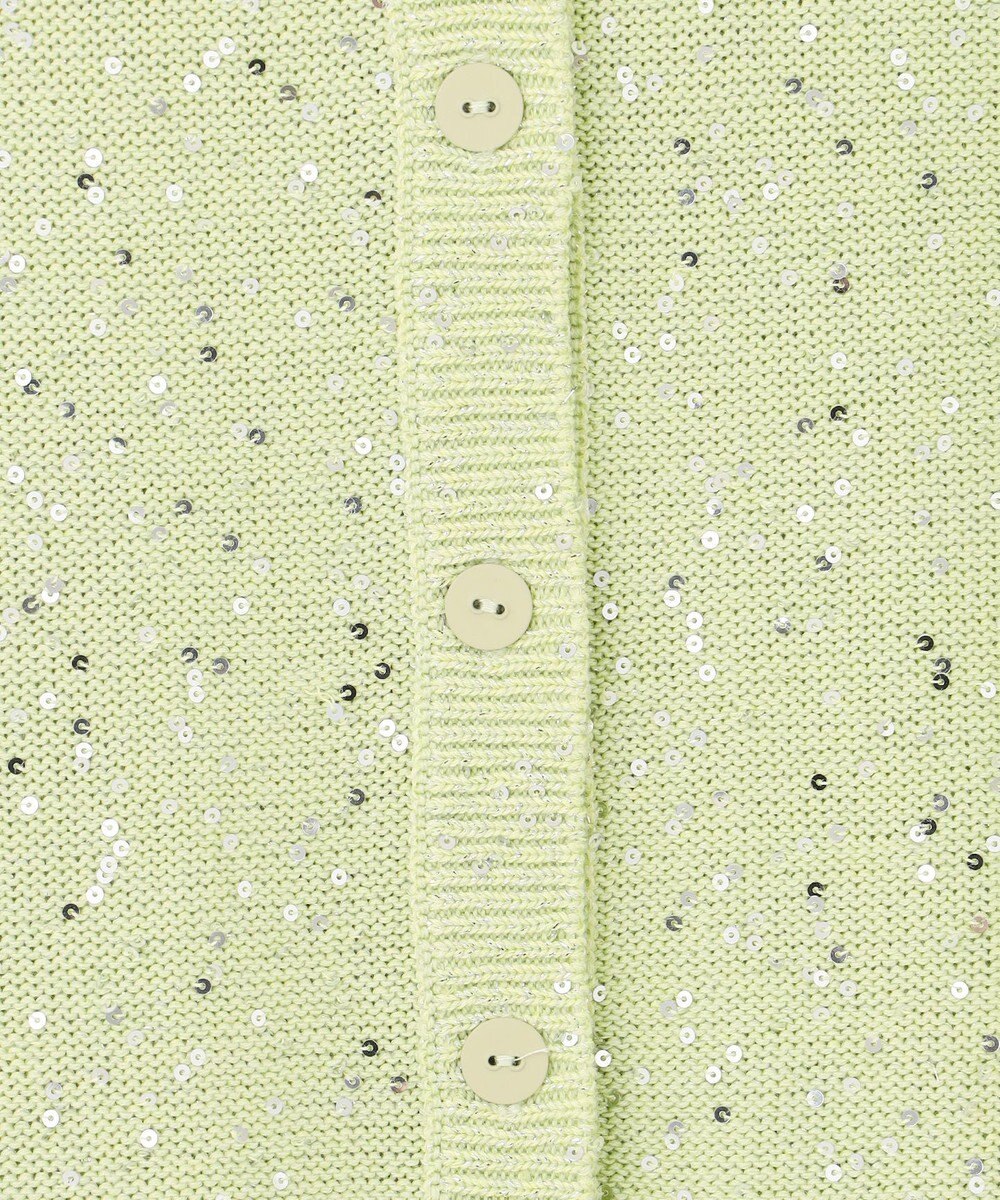 BEIGE， 【洗える】FENNEL / コットンスパンコールカーディガン 