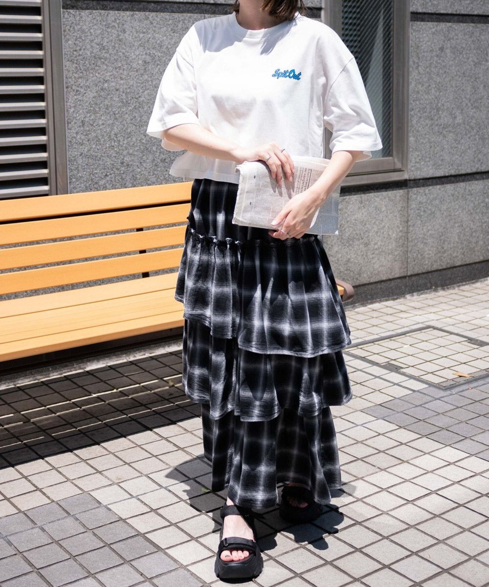 WEGO イラストモチーフグラフィックショートT 