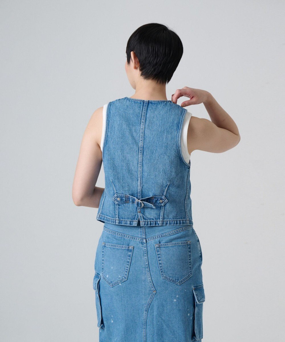 洗える/セットアップ可能】DENIM GILET デニムジレ / Ripo trenta anni | ファッション通販  【公式通販】オンワード・クローゼット