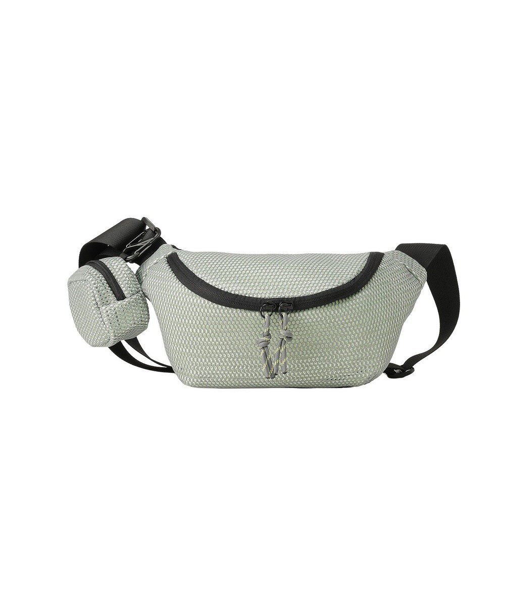 AMERICAN HOLIC 【2点SET】ポーチ付ダブルメッシュウエストポーチ 