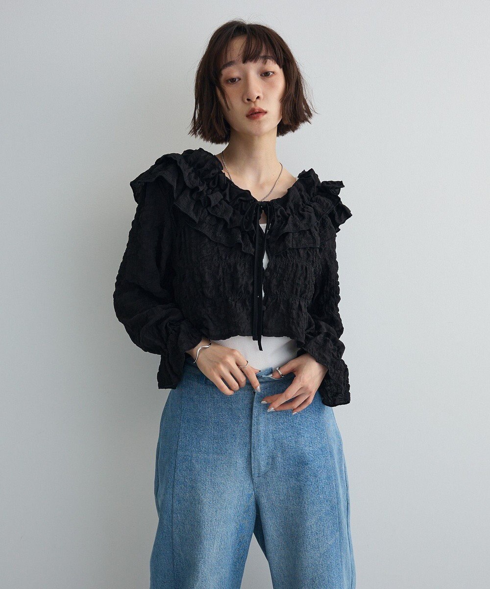 Green Parks ２ＷＡＹフリルブラウス 