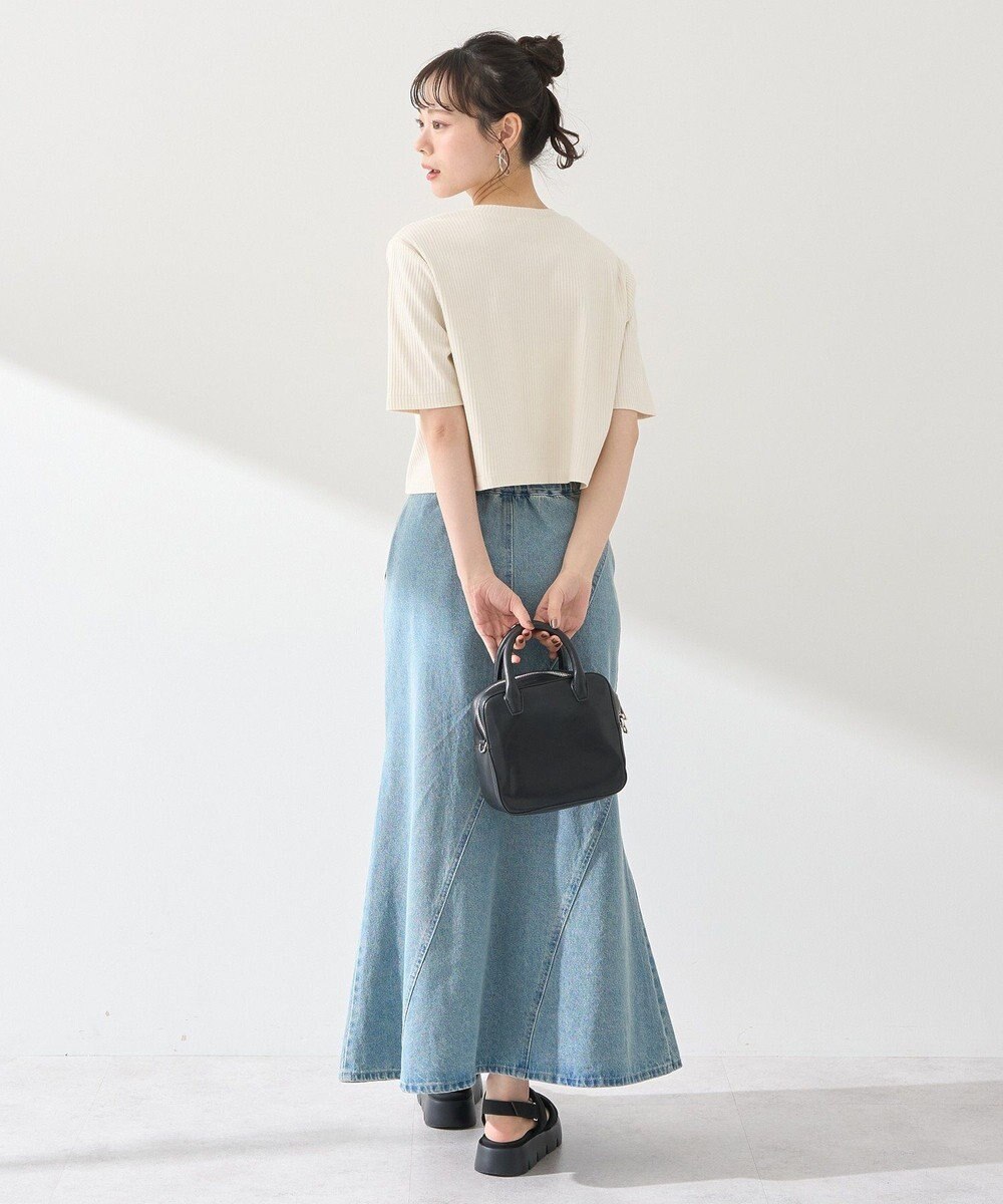 earth music&ecology カットリブＷジップカーディガン 