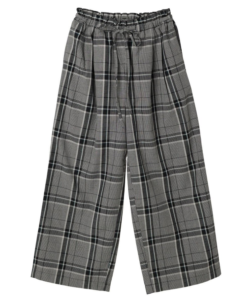 Green Parks 綿麻混バギーパンツ 