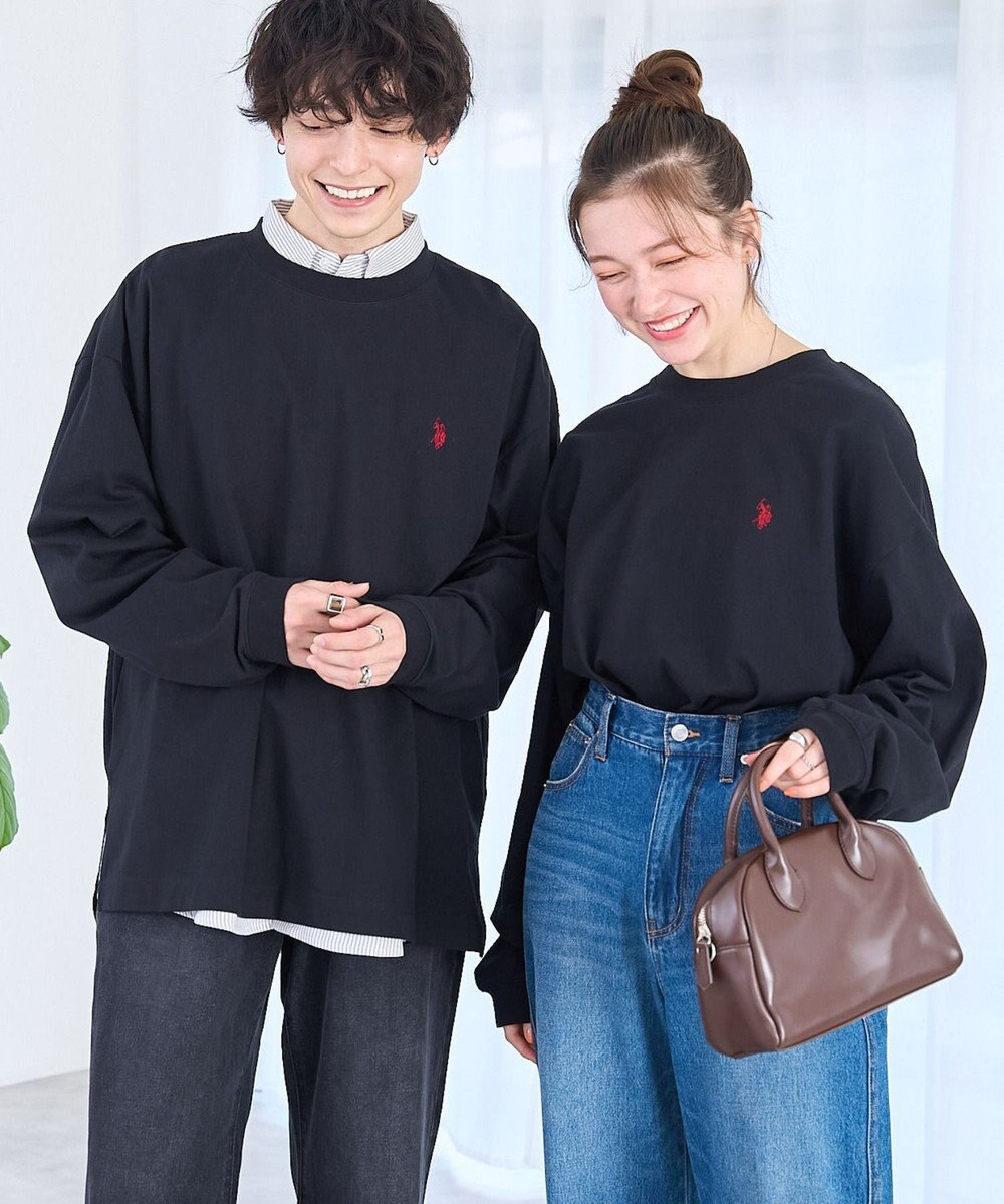 WEGO 【ユニセックス着用ITEM/MLサイズ展開】U.S. POLO ASSN.ワンポイント刺繍LST 