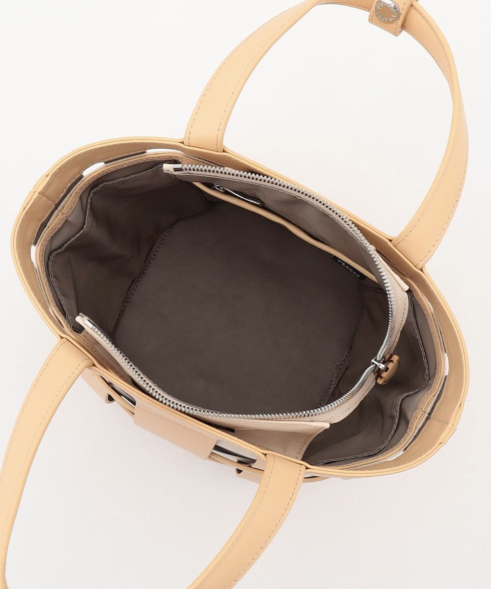 Y'SACCS 【リサイクルレザー】メッシュかごバッグ　small 