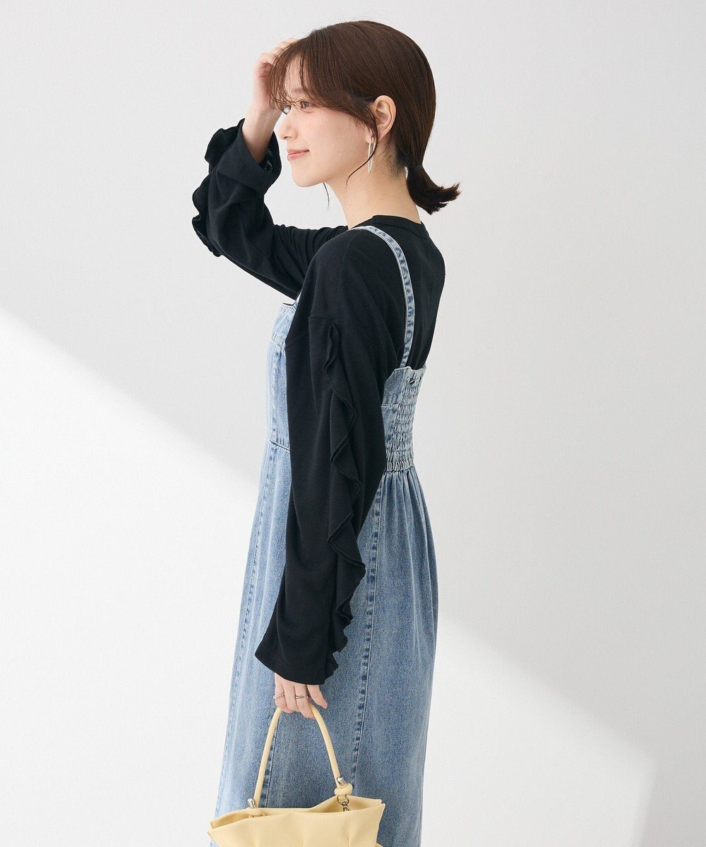 Green Parks ・ＥＬＥＮＣＡＲＥ　ＤＵＥ　デニムＷ－ＺＩＰジャンスカ 