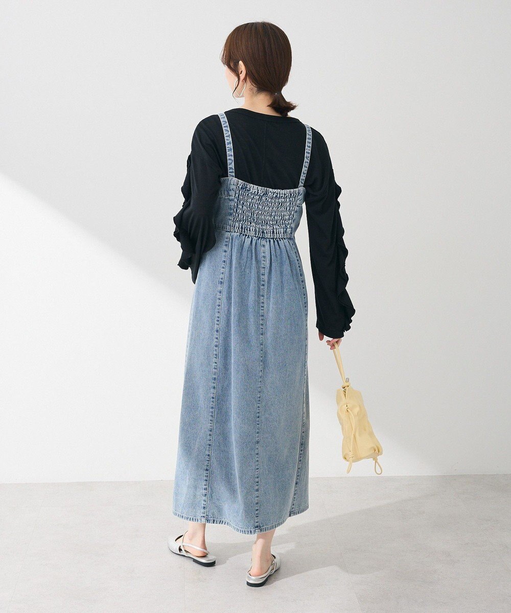 Green Parks ・ＥＬＥＮＣＡＲＥ　ＤＵＥ　デニムＷ－ＺＩＰジャンスカ 