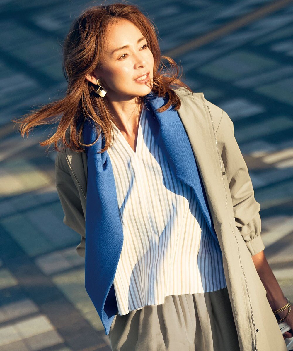 新品！大きいサイズ 自由区 ジユウク カーディガン 46 ウォッシャブル