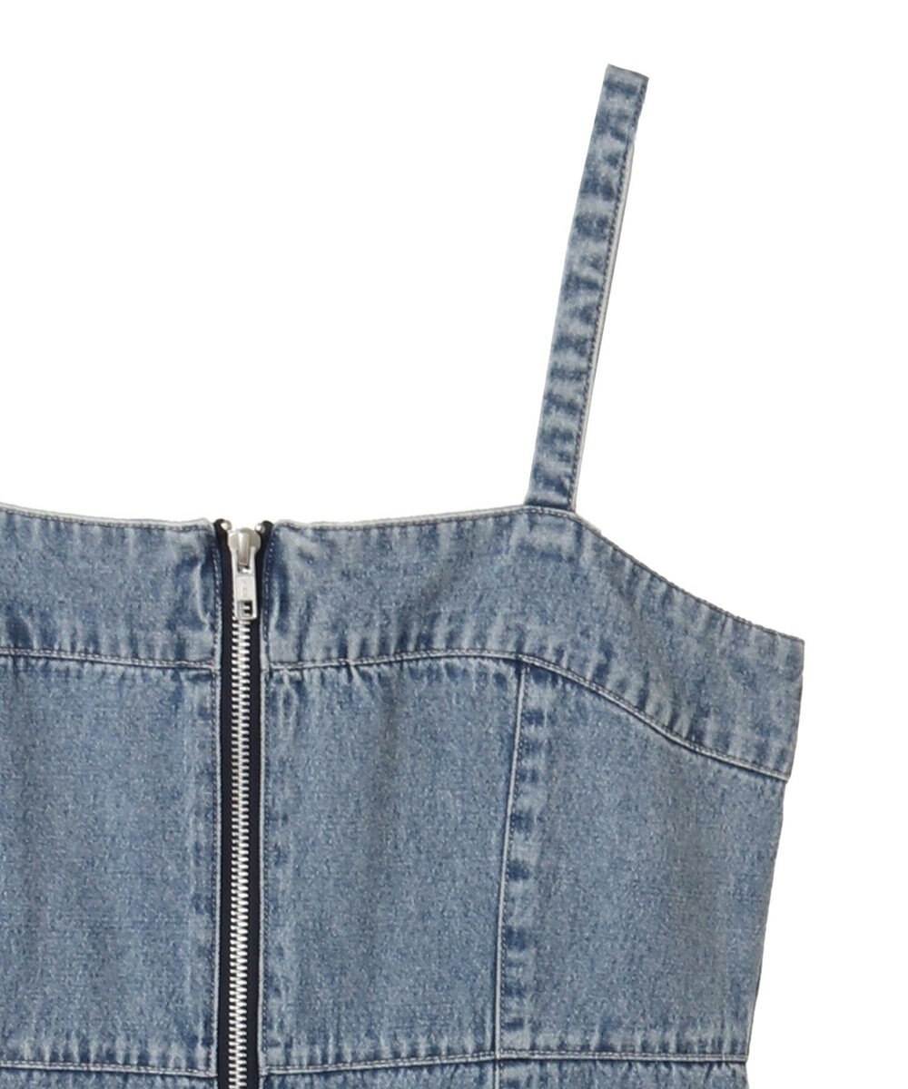 Green Parks ・ＥＬＥＮＣＡＲＥ　ＤＵＥ　デニムＷ－ＺＩＰジャンスカ 