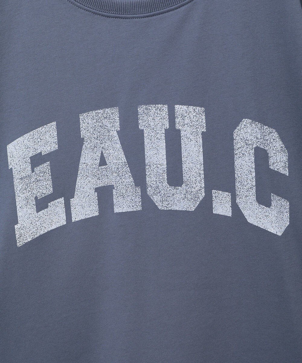 Green Parks ７分袖ミニ裏毛ドルマンロゴプルオーバー 