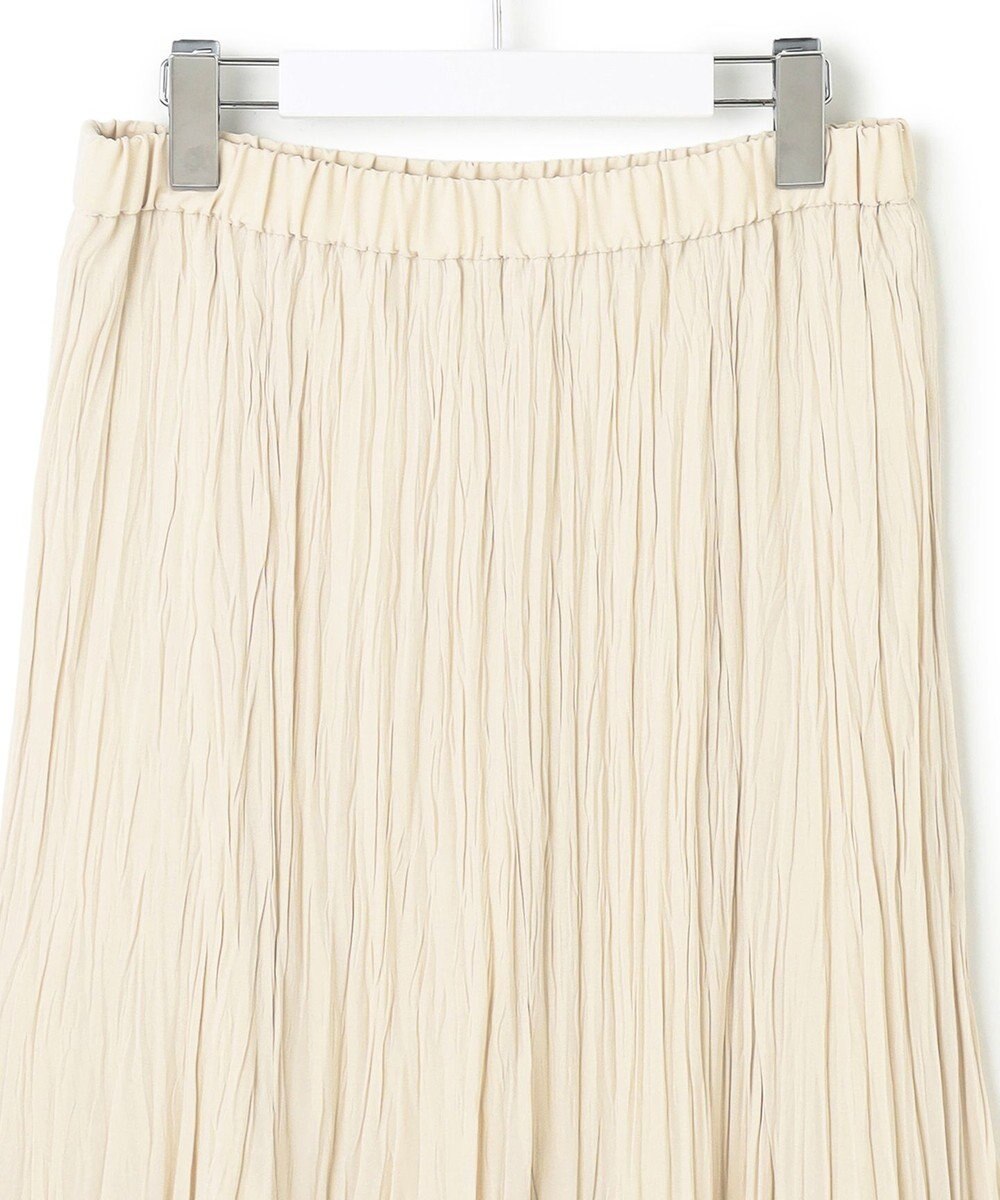 23区 S 【洗える】クラッシュ プリーツ ジョーゼット スカート 