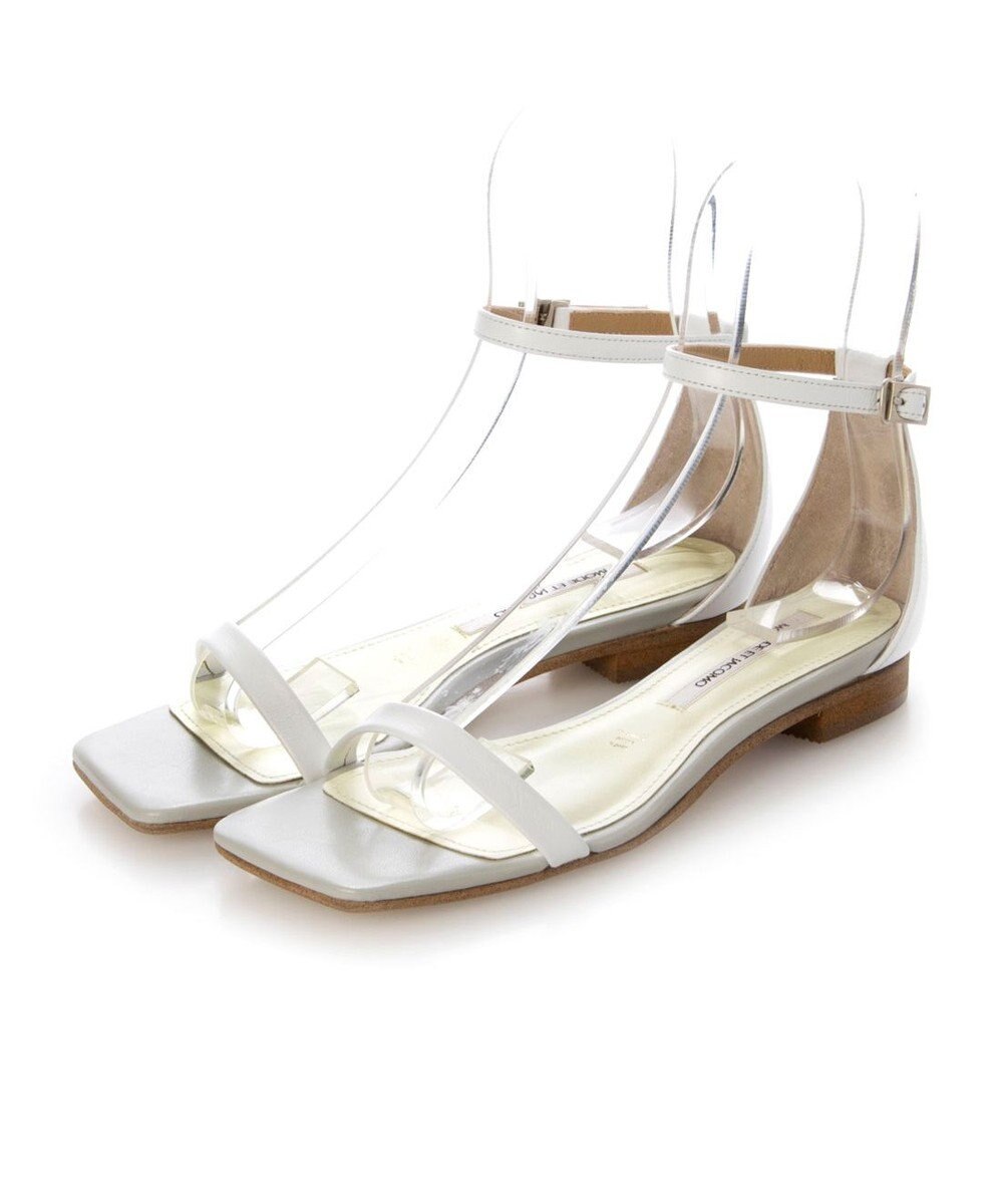 MODE ET JACOMO <MODE ET JACOMO>スリムストラップフラットサンダル 