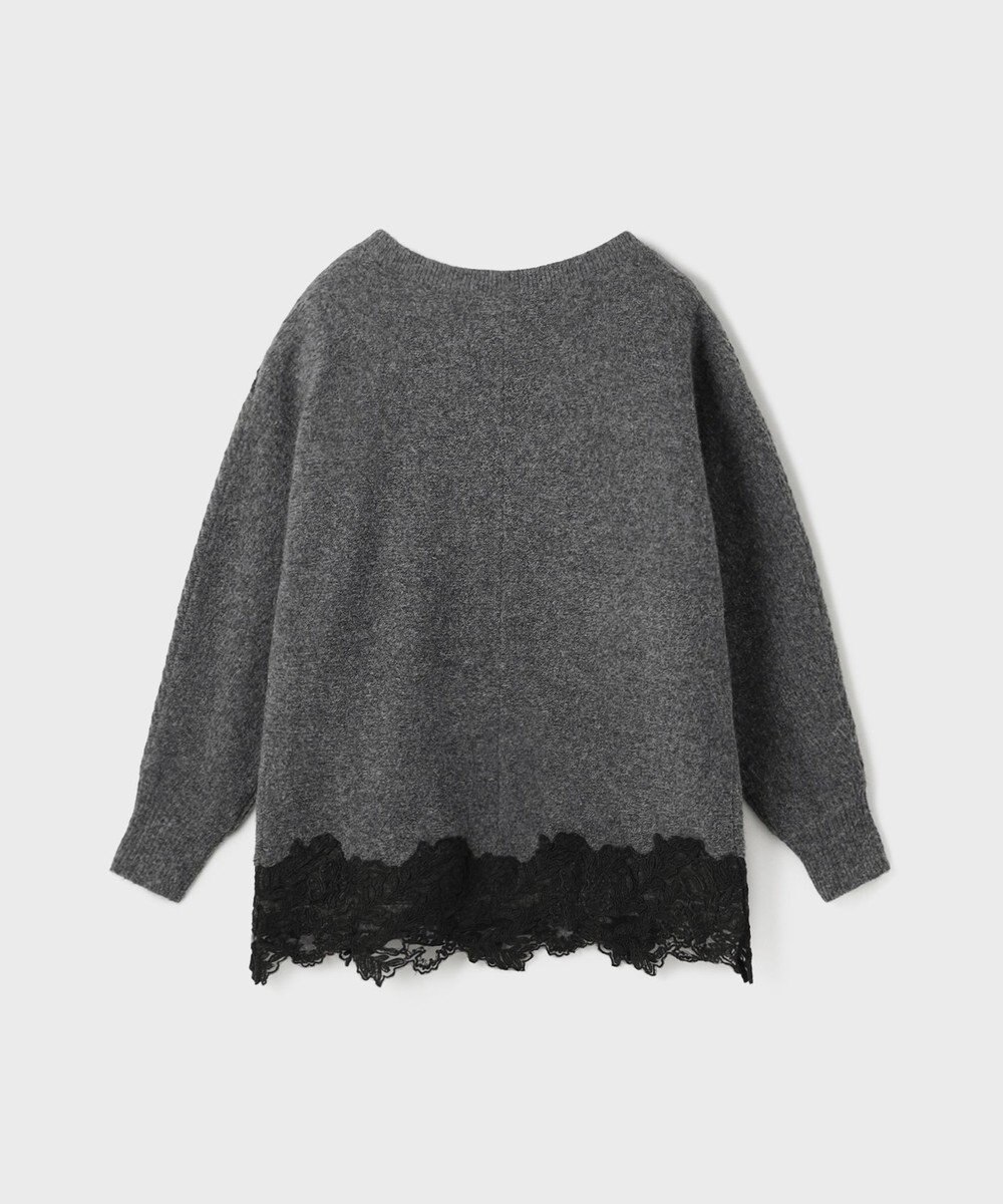 GRACE CONTINENTAL レースドルマンニットトップ 