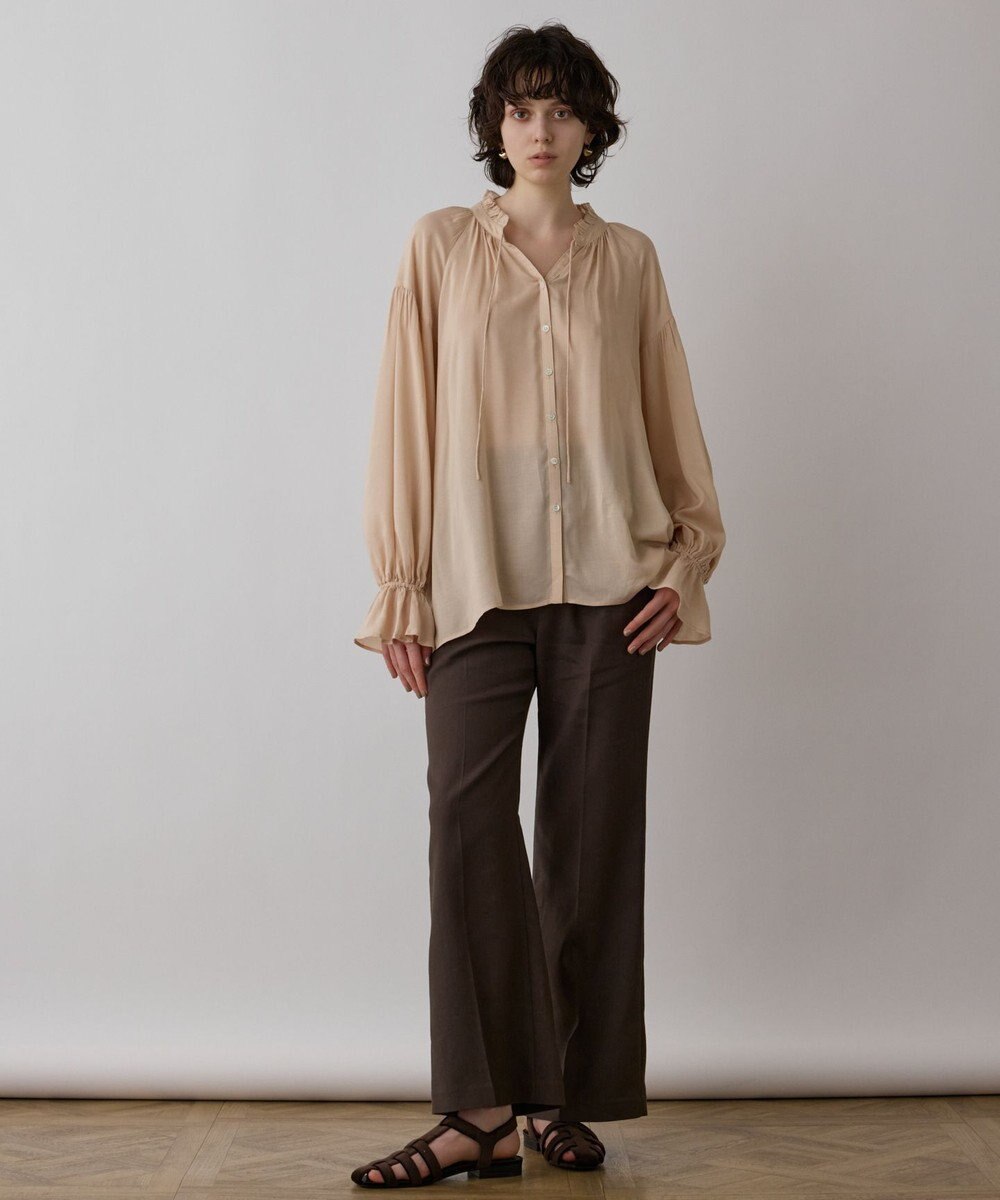 GRACE CONTINENTAL レースキャミ付カフタンブラウス 