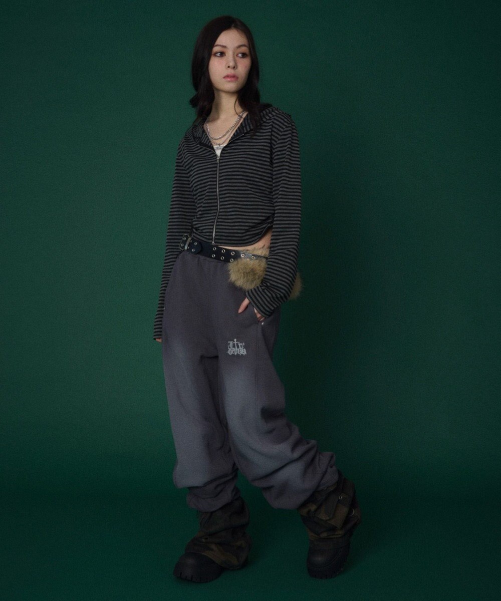 WEGO 【ユニセックス着用ITEM/ウエストゴム】ロゴスウェットパンツ 