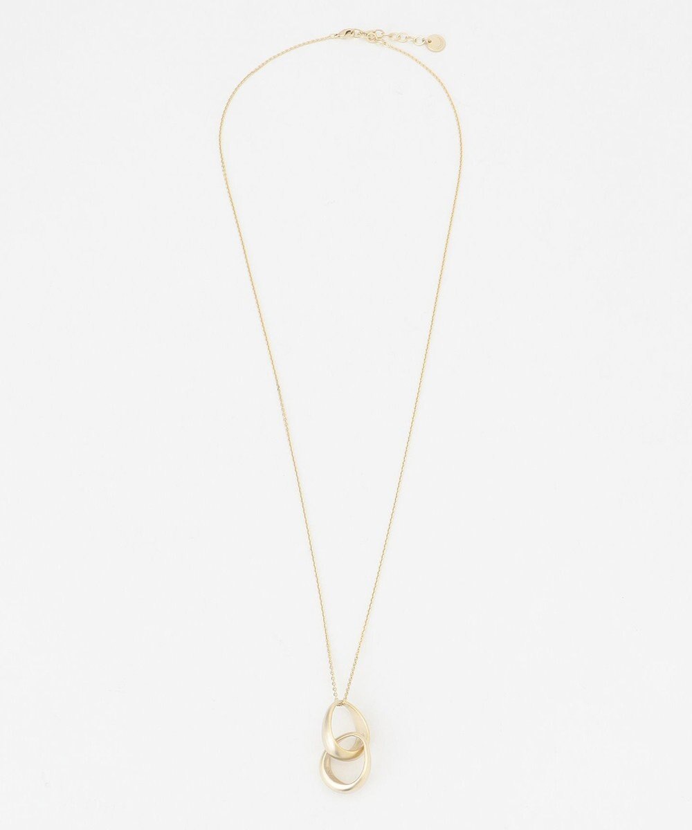 J.PRESS LADIES ダブルドロップ ネックレス 