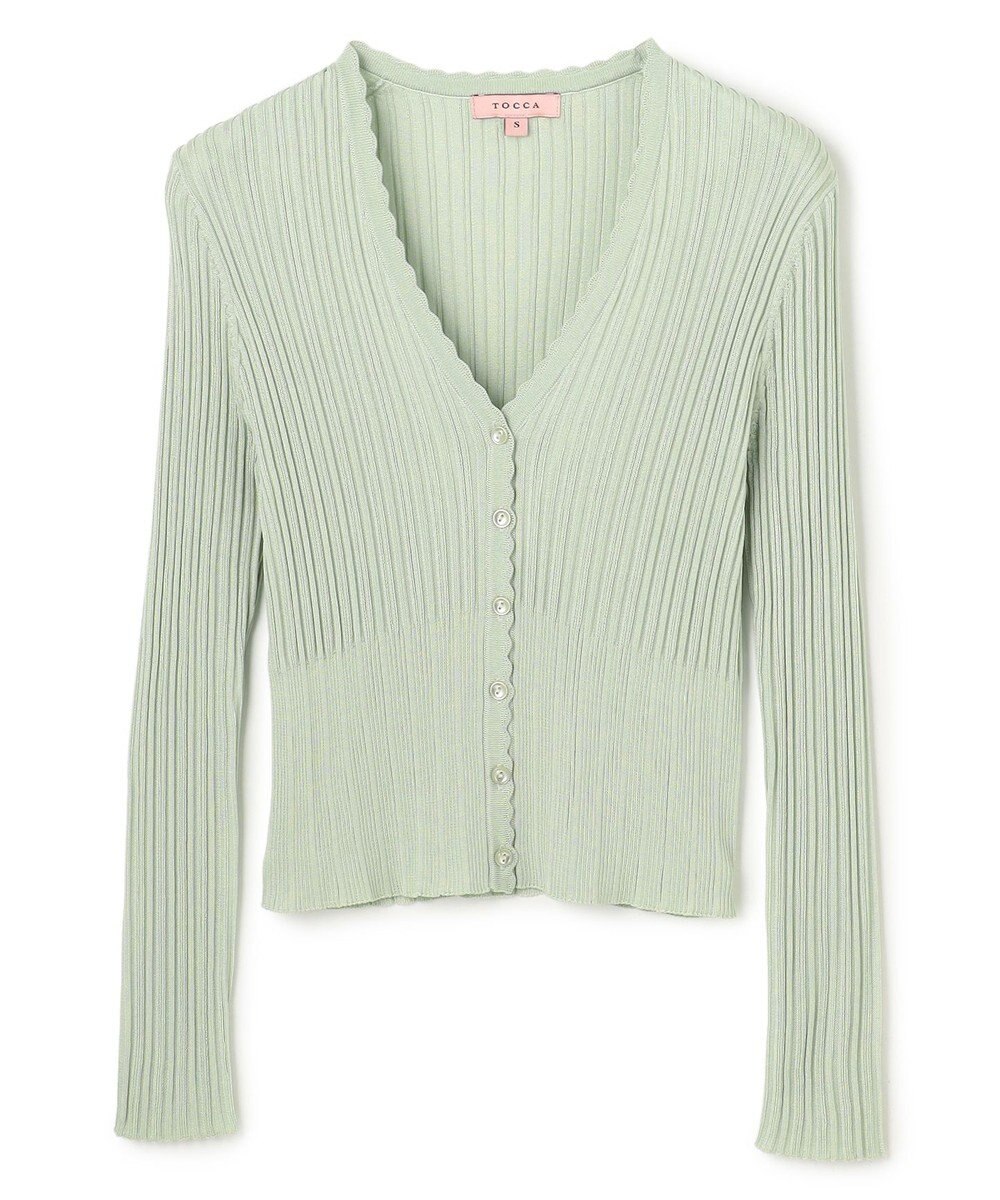 TOCCA EYELET AJISAI カーディガン 