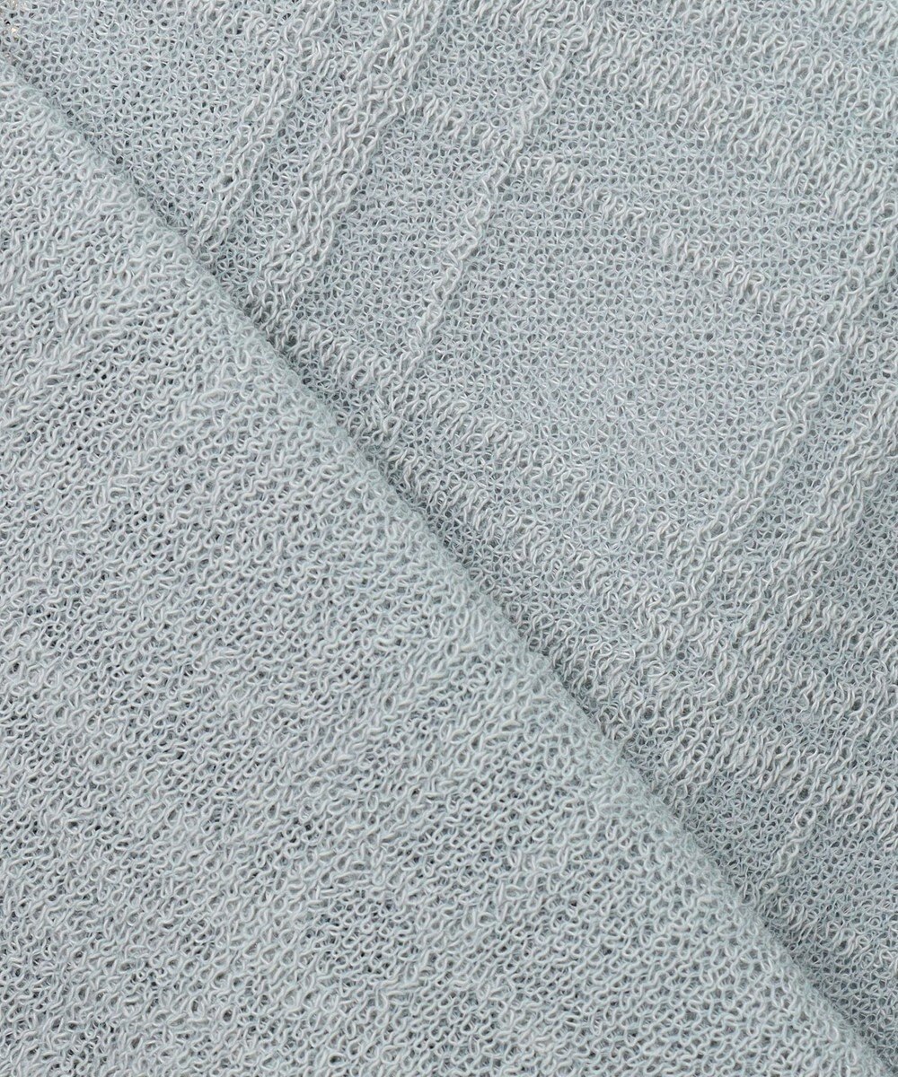 J.PRESS LADIES L 【洗える】SHEER JACQUARD ニット ブルゾン 