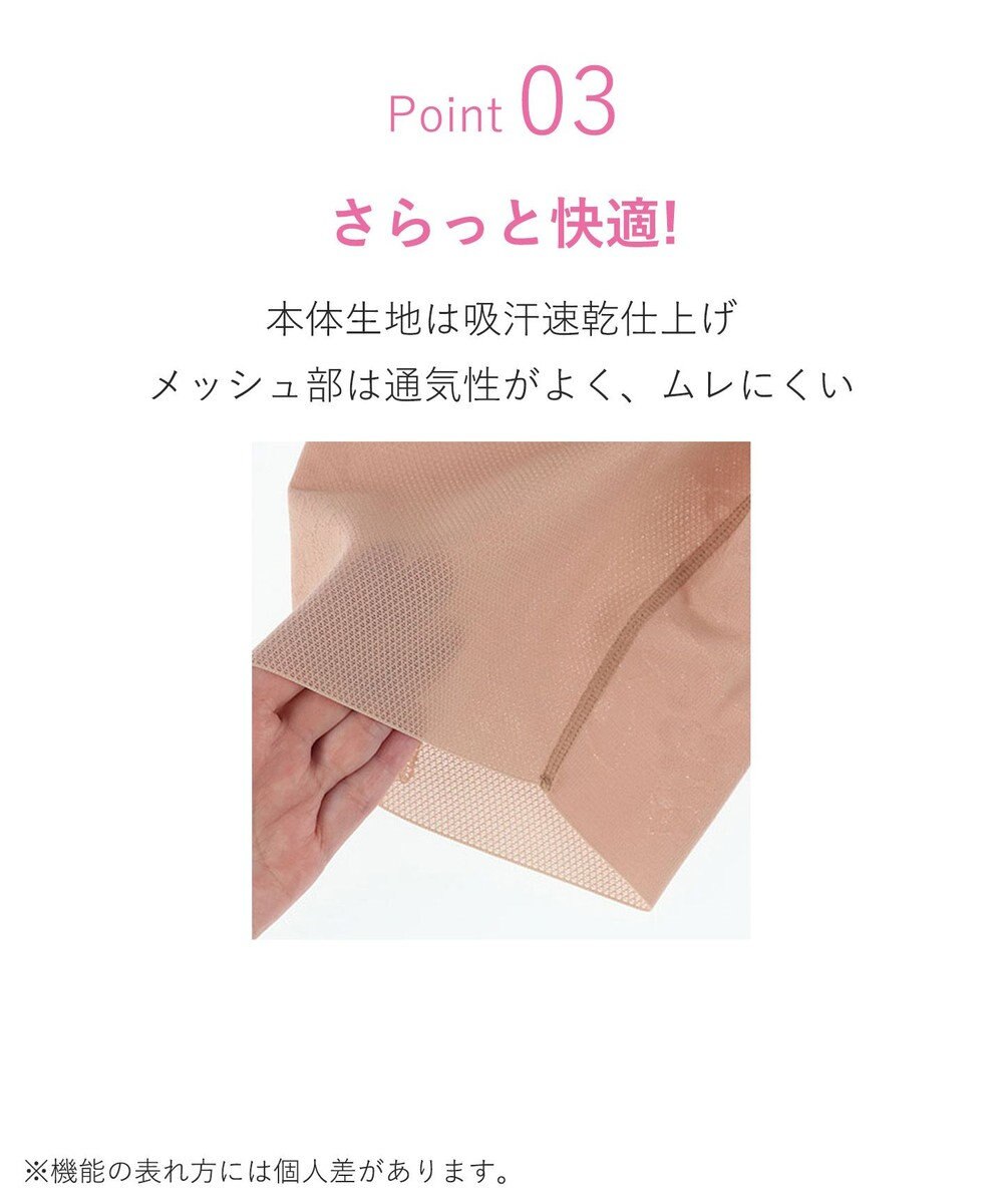 WACOAL 【-５歳の着やせシルエット】 ガードル ロング丈 二の尻キュッと おなかフラットに 吸汗速乾(本体) ラクに着用できる レディース GRC423 /ワコール 