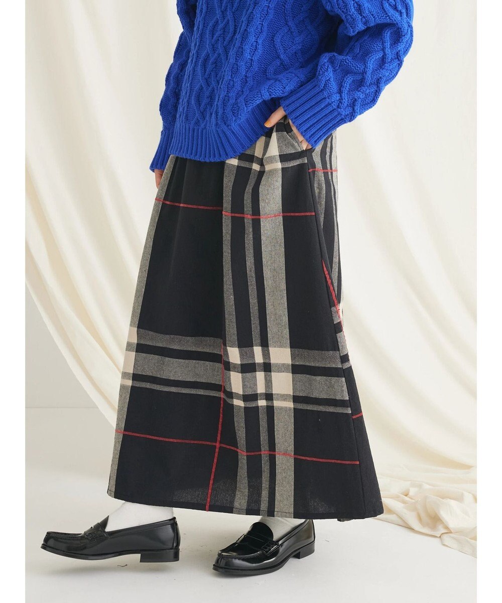 CRAFT STANDARD BOUTIQUE 先染めチェック（大）スカート 