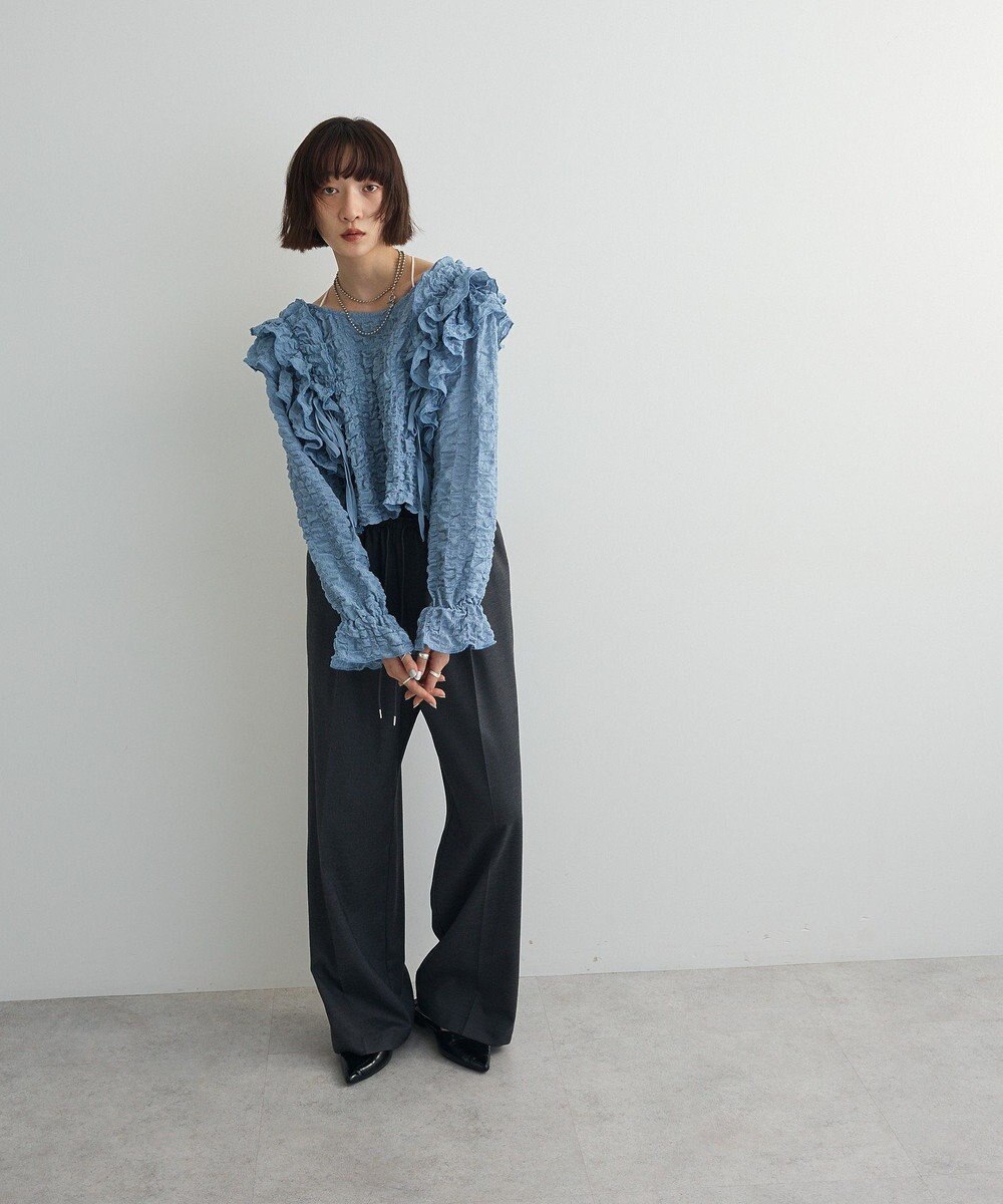 Green Parks ２ＷＡＹフリルブラウス 