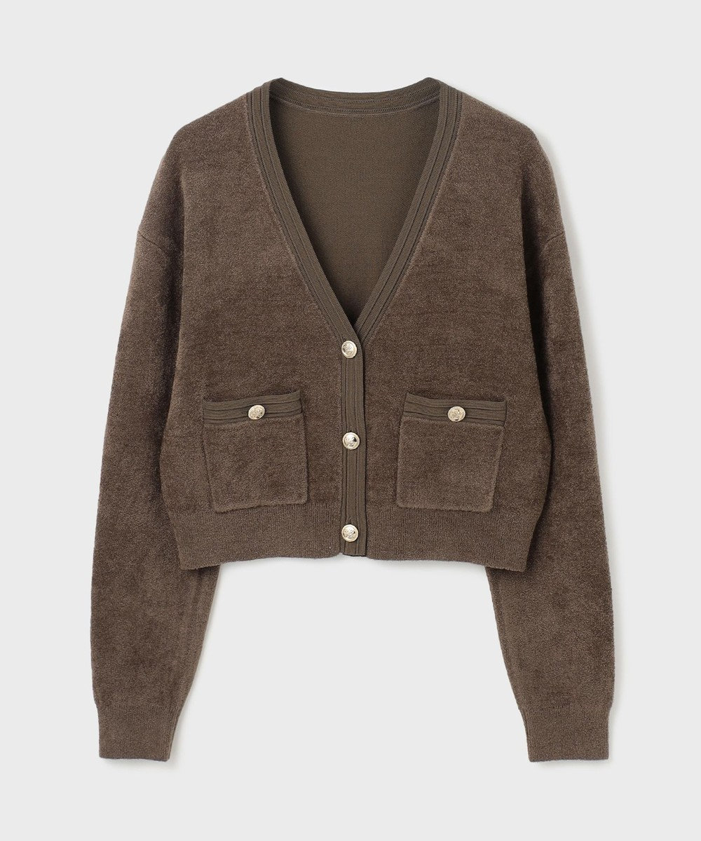 GRACE CONTINENTAL モールニットカーディガン 