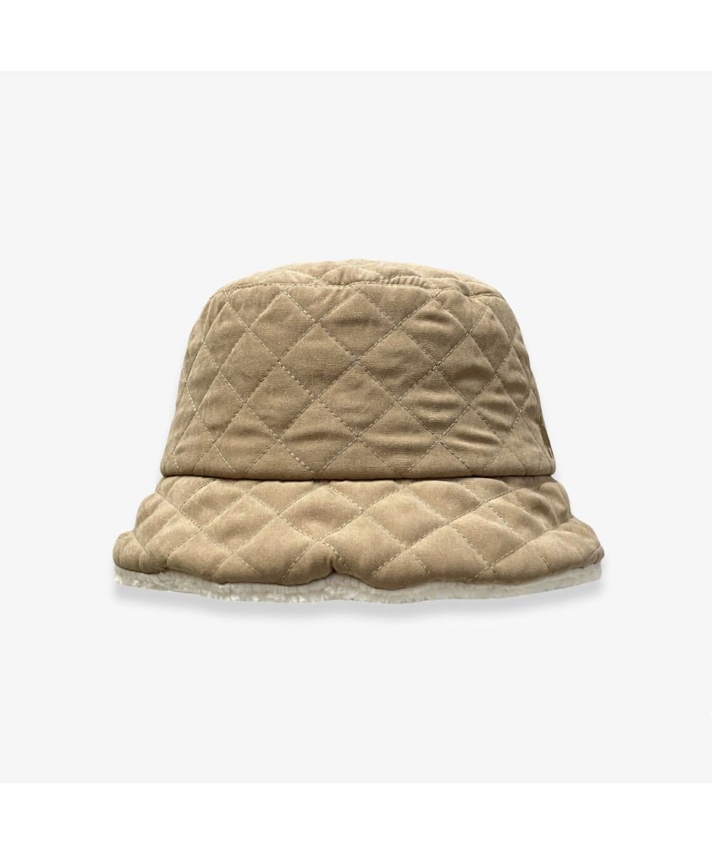 林八百吉商店 moz  バックサテンキルトバケットハット 