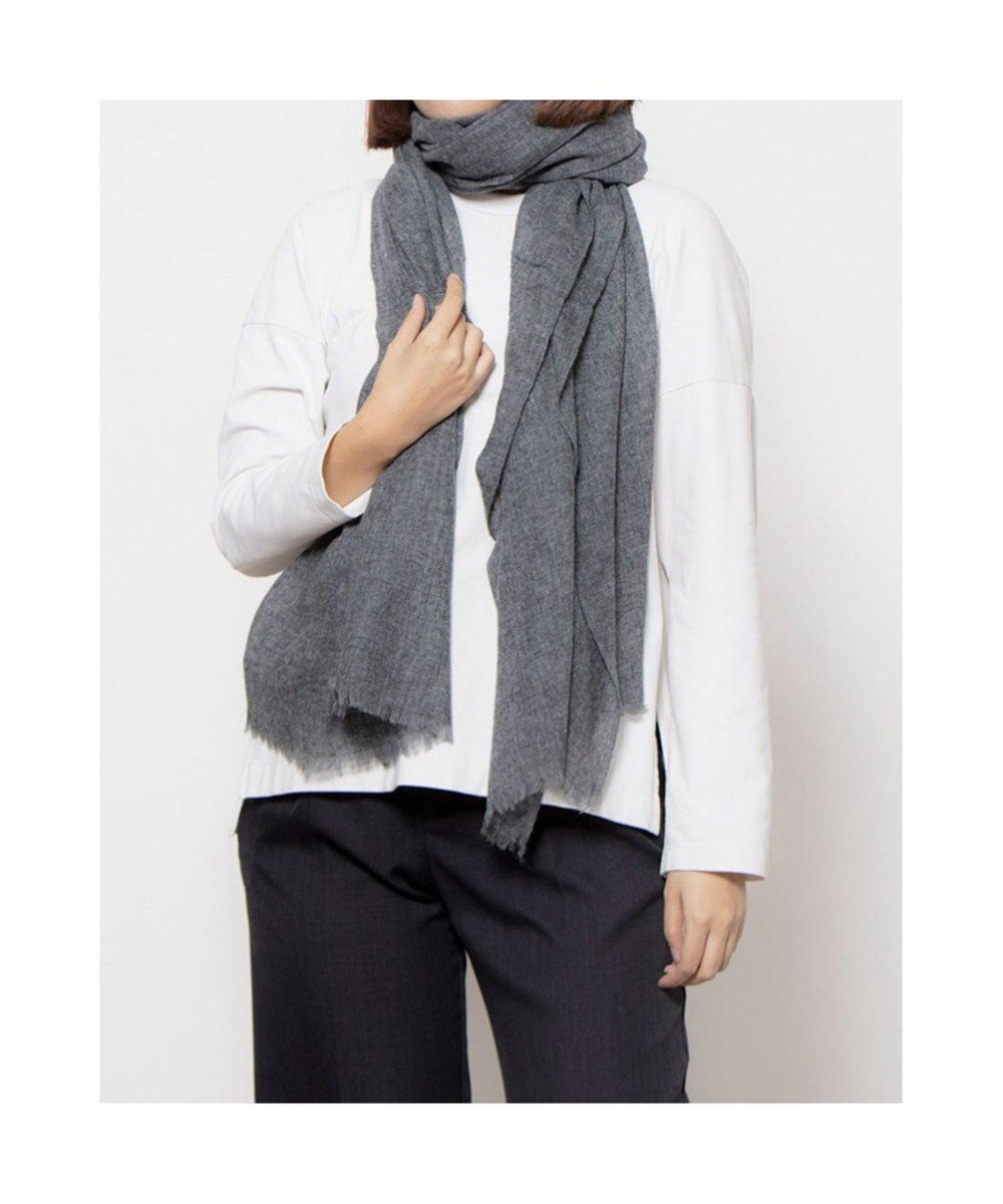 UNBILLION カシュネ cache nez / カシミヤエアリー無地ストール 