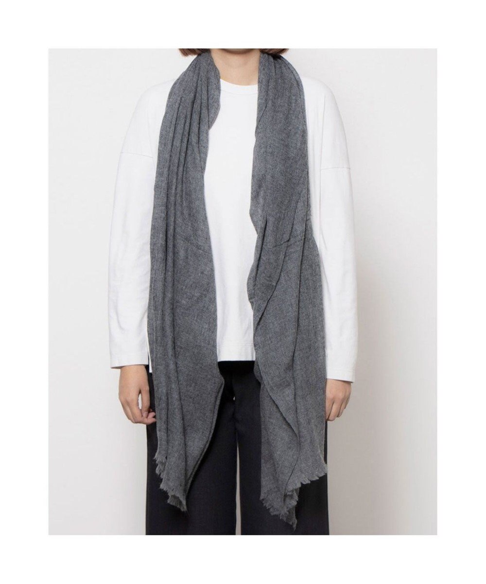 UNBILLION カシュネ cache nez / カシミヤエアリー無地ストール 