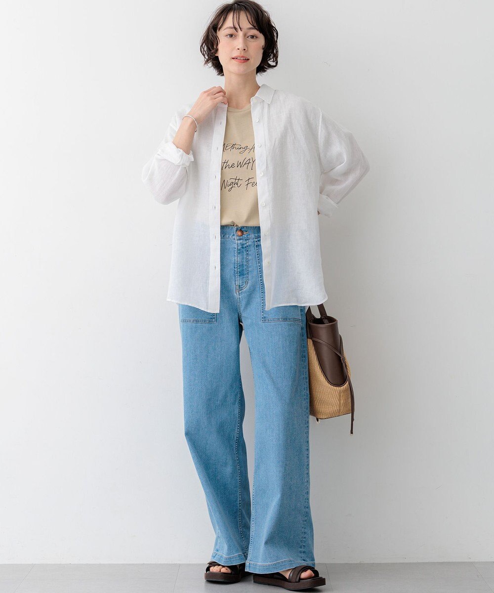 23区 S 【先行予約】LIBECOリネン ベーシック シャツ 