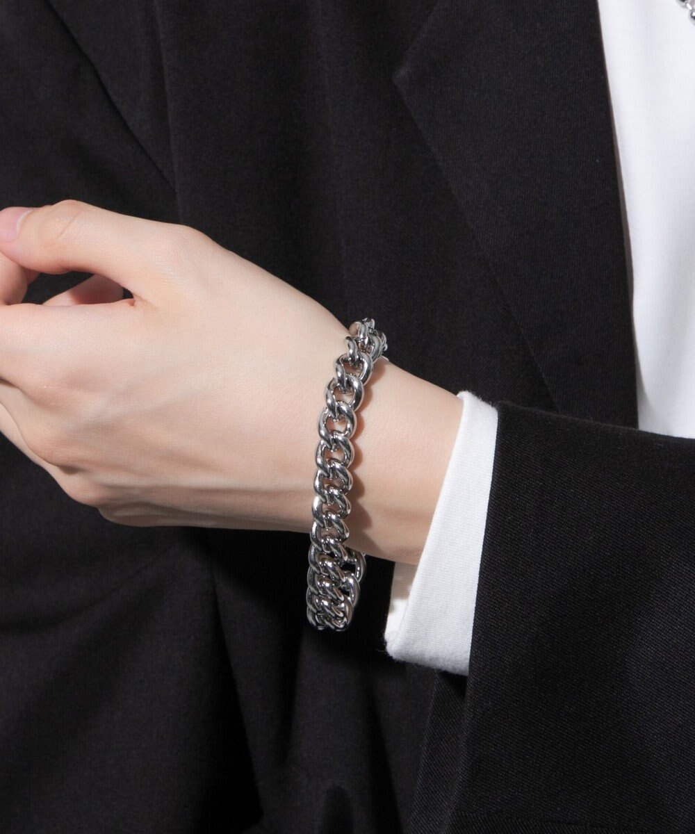 WEGO Mステンレスヘビーチェーンブレスレット 