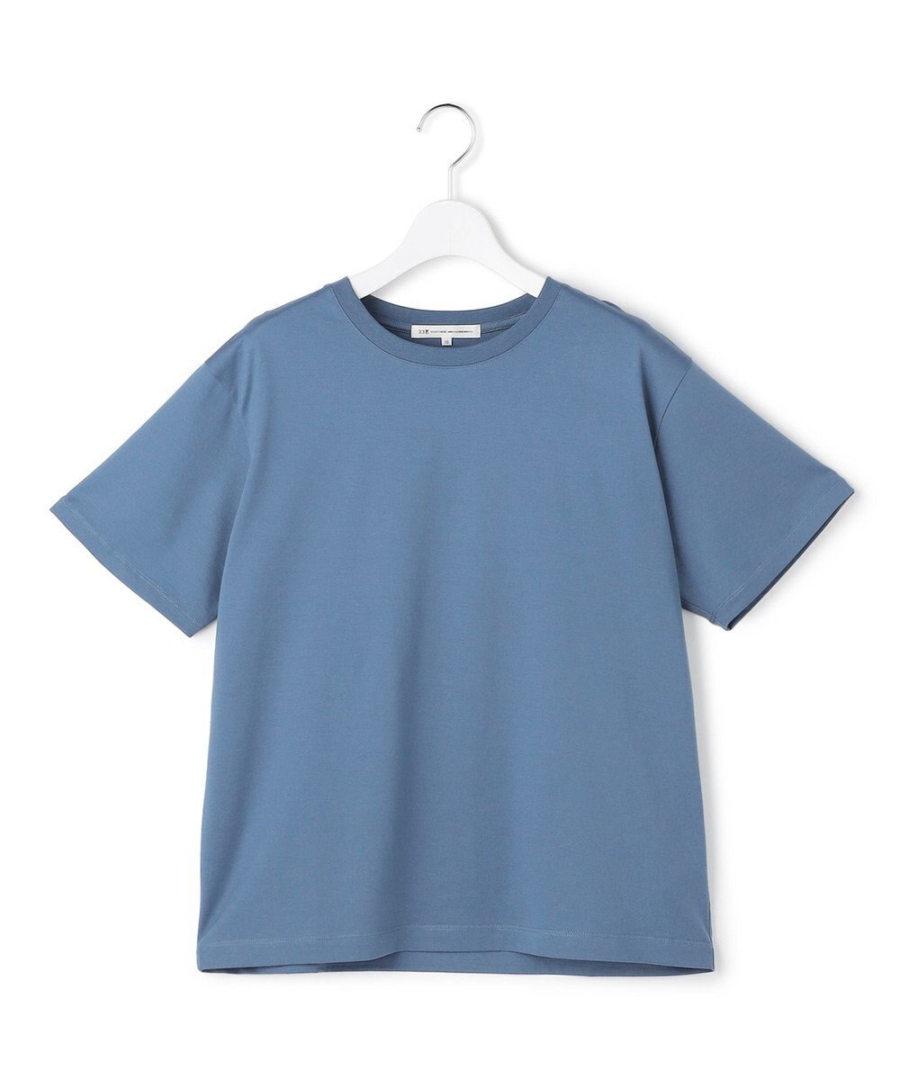 23区 シルキータッチ ベーシック Tシャツ 