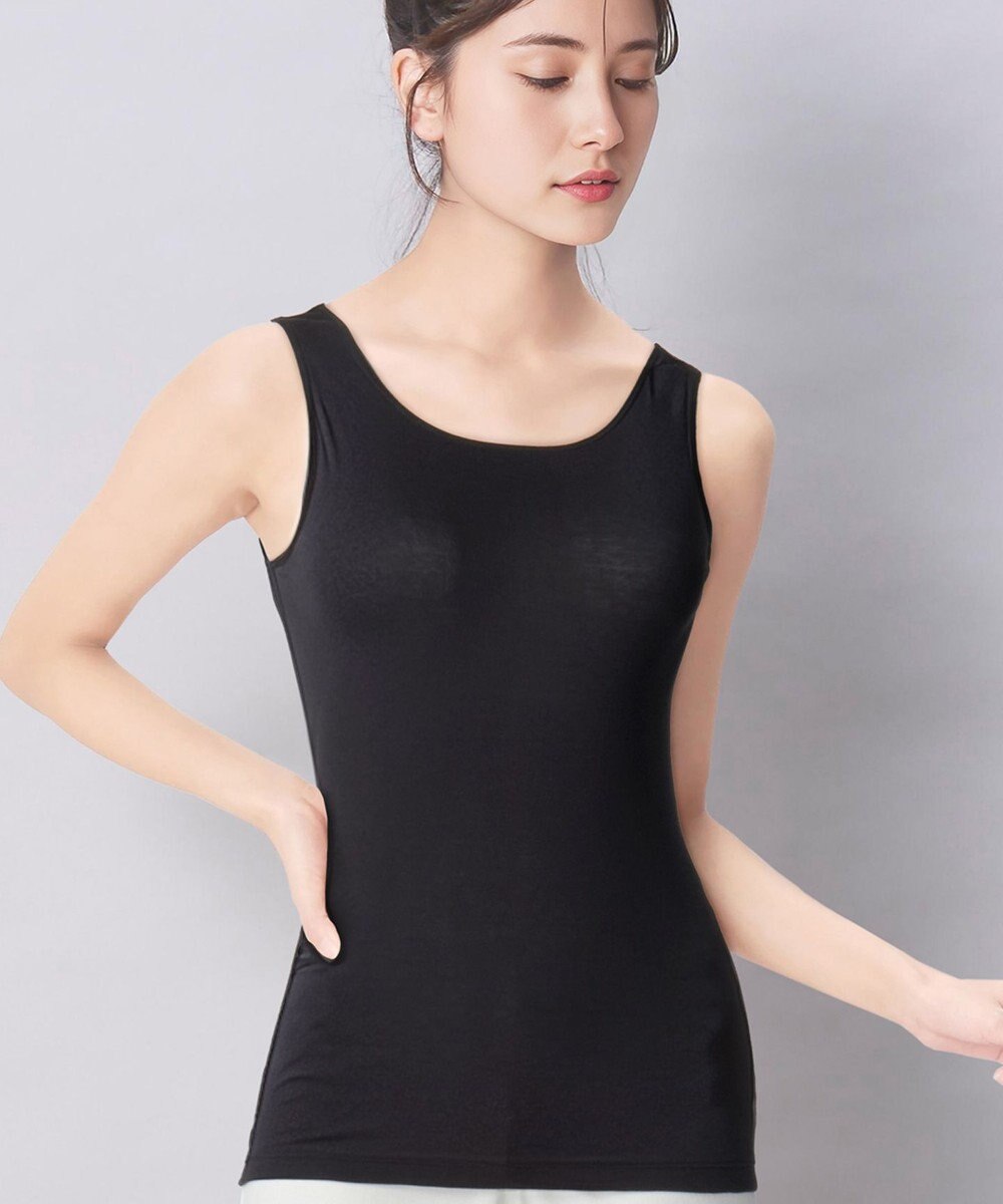 Wing インナー オーガニックコットン100％(身生地部) 吸汗速乾性(身生地部) ゆったり設計 【綿の贅沢 オーガニック】 ノースリーブ タンクトップ EL1171 ウイング／ワコール 