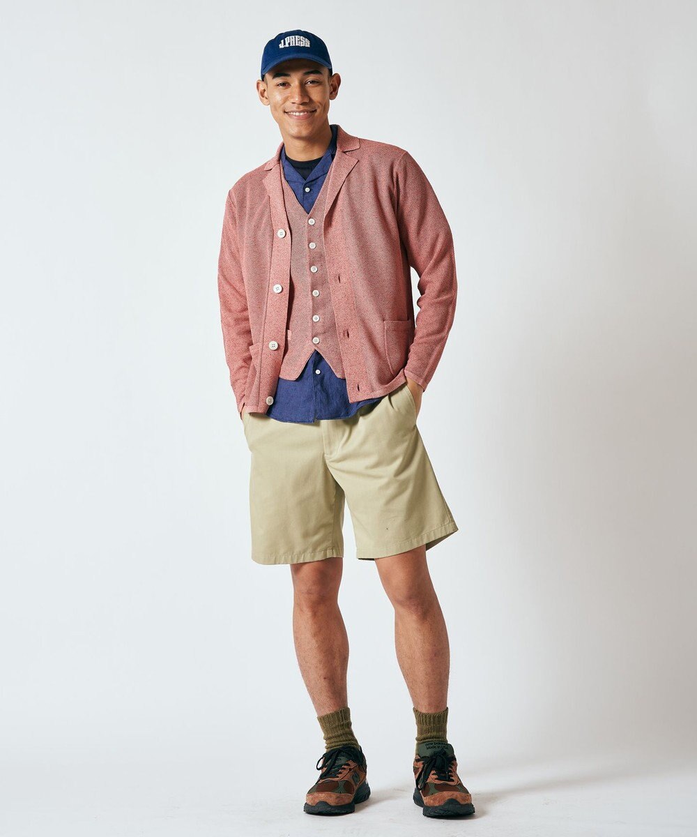 J.PRESS MEN リネンアンカー ニットジャケット 