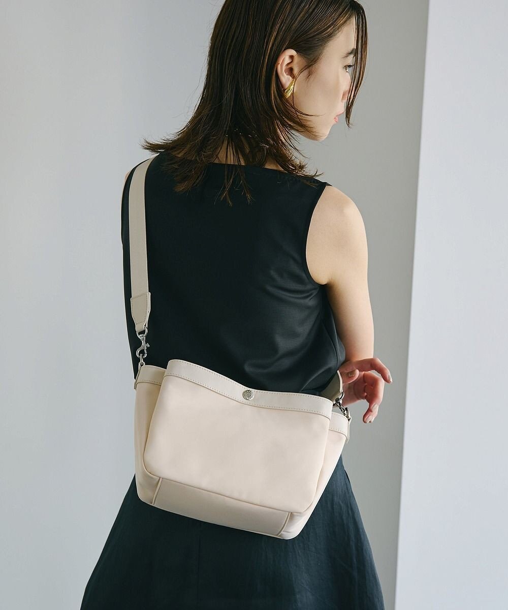 TOPKAPI 【Breath TOPKAPI】防水ナイロン レザーコンビ ショルダーバッグ 