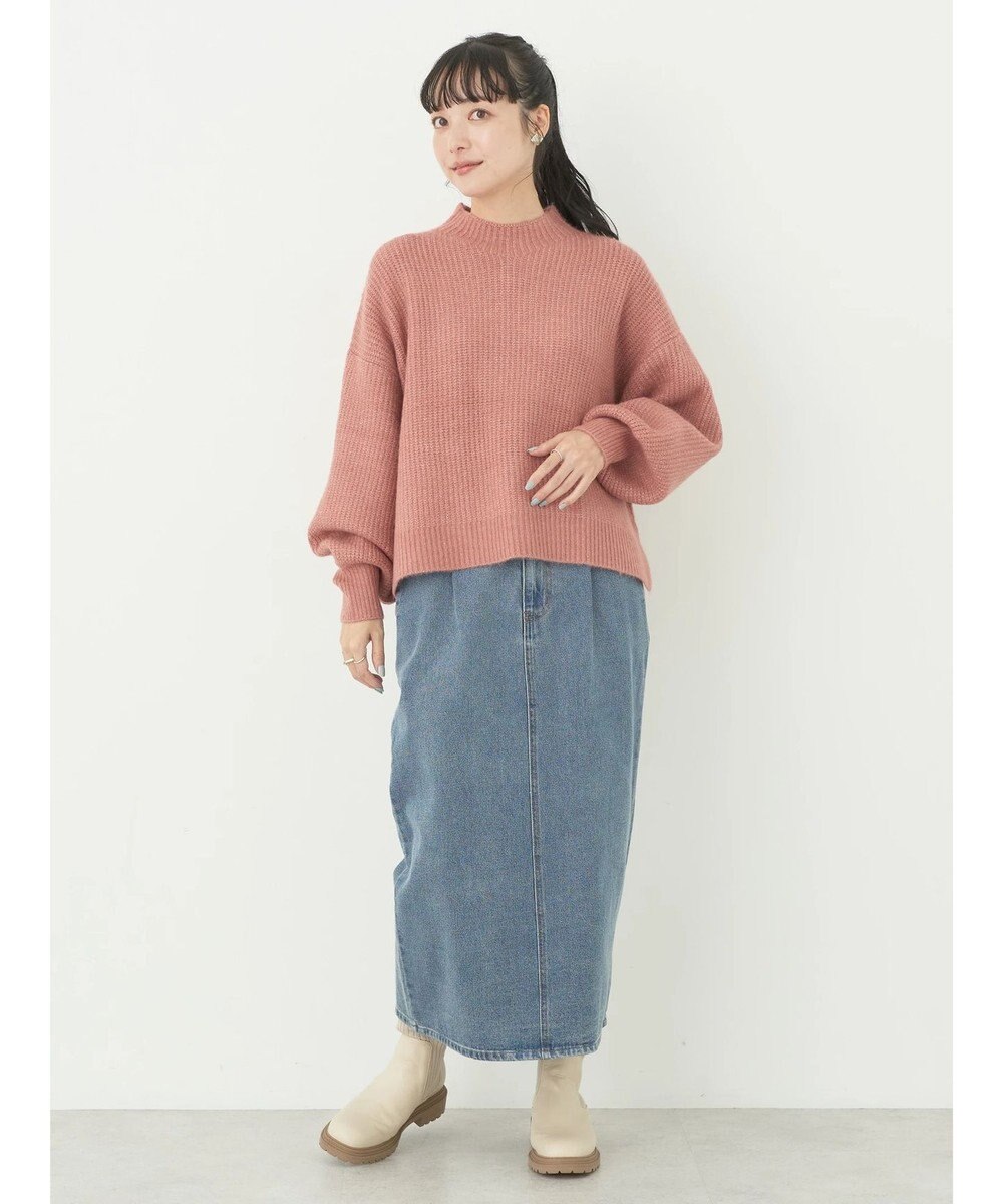 earth music&ecology ＦＬＵＦＦＹハイネックプルオーバー 