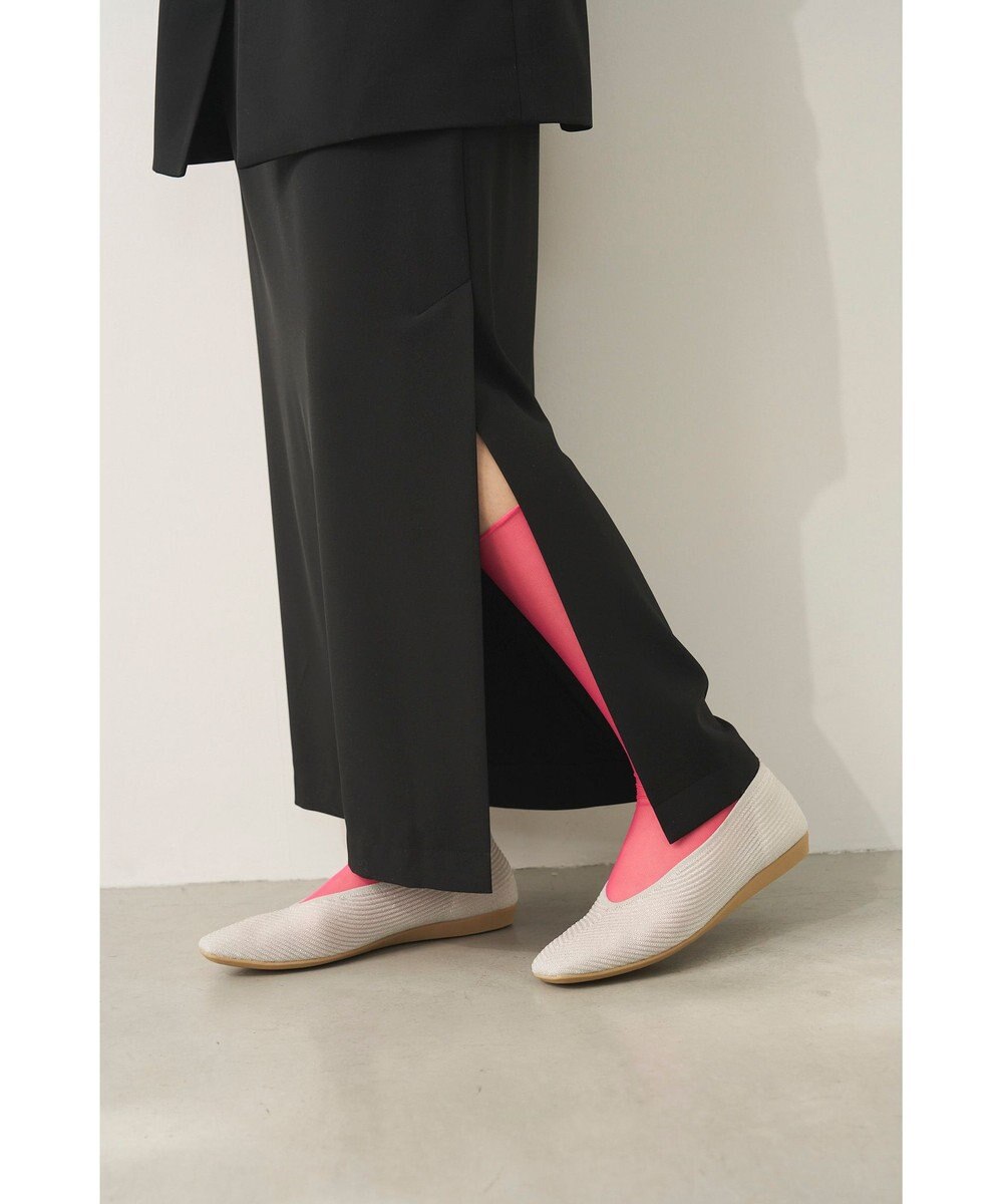 steppi シースルー スクエア パンプス 