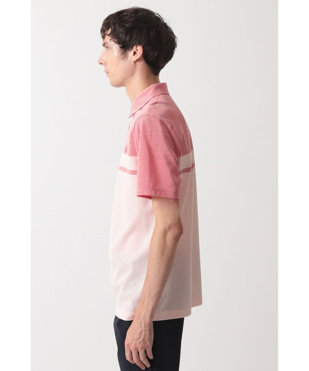 DAKS [DAKS GOLF] チェック冷感半袖ポロシャツ 