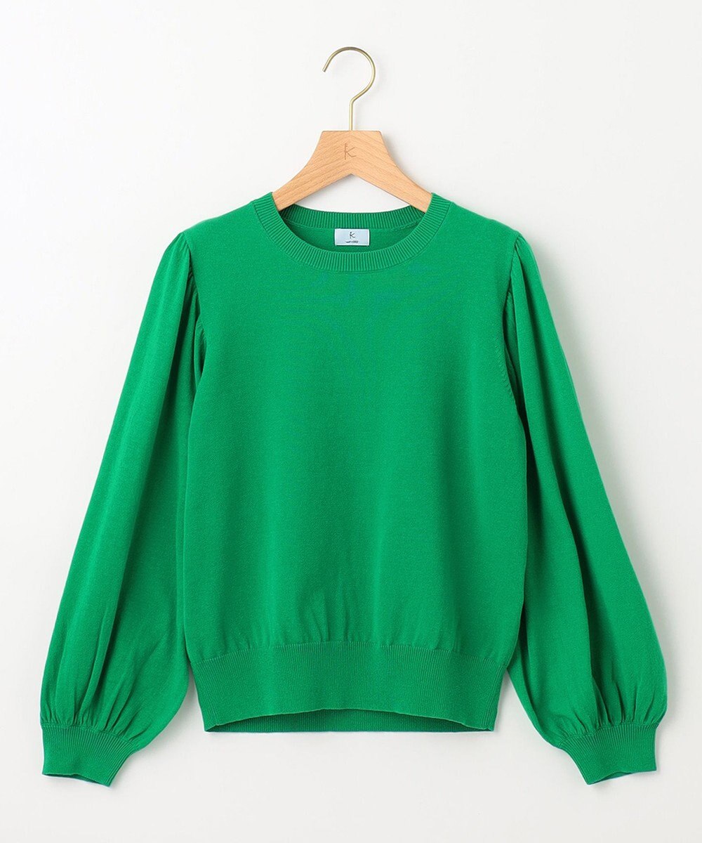 組曲 【アンサンブル対応】ハイゲージ 袖ギャザーニット 