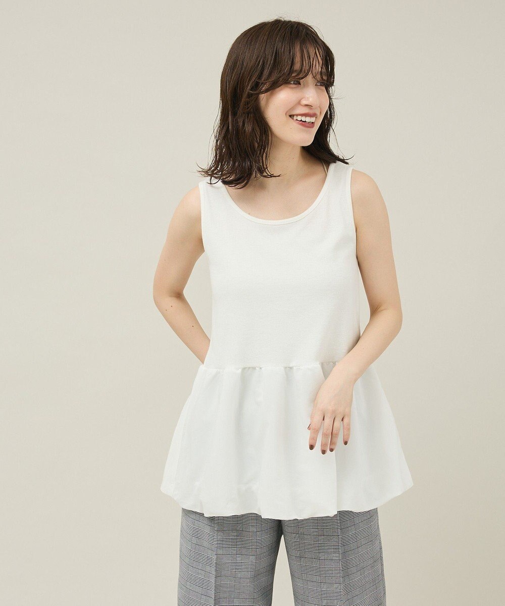 Green Parks 裾バルーンレイヤータンク 