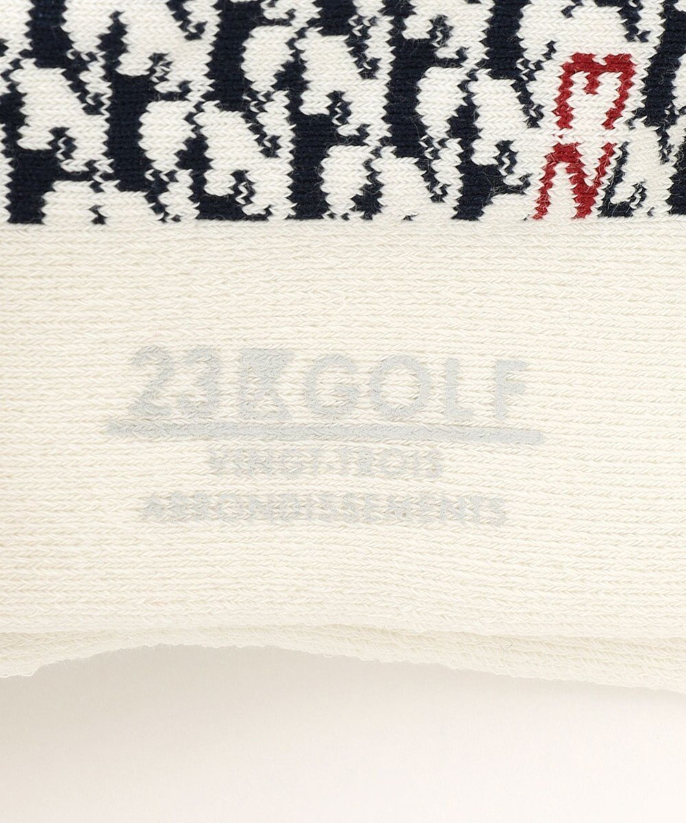 23区GOLF 【MEN】ハンタードッグ柄ソックス 