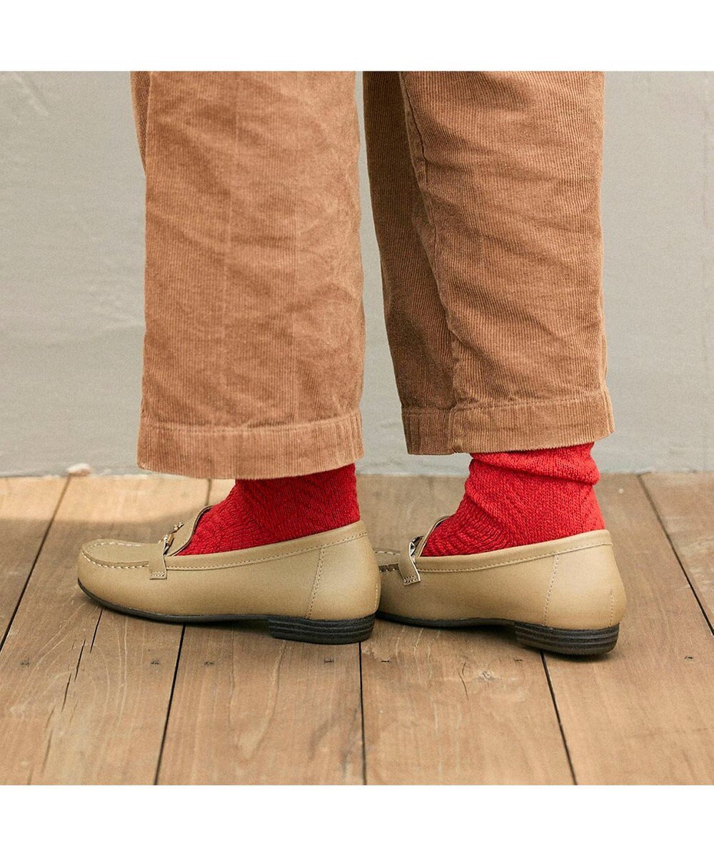 ing <ing>【3E】【サスティナブル】ビット付きモカシューズ 