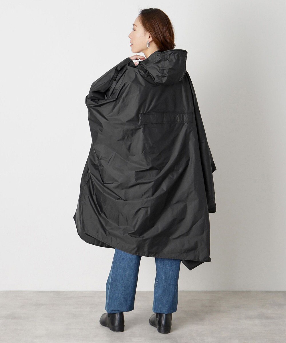 MOONBAT POLO RALPH LAUREN(ポロ ラルフローレン) ポロポニー ポケッタブル レインポンチョ レインコート 無地 フード 収納袋 ロゴ入 レディース 