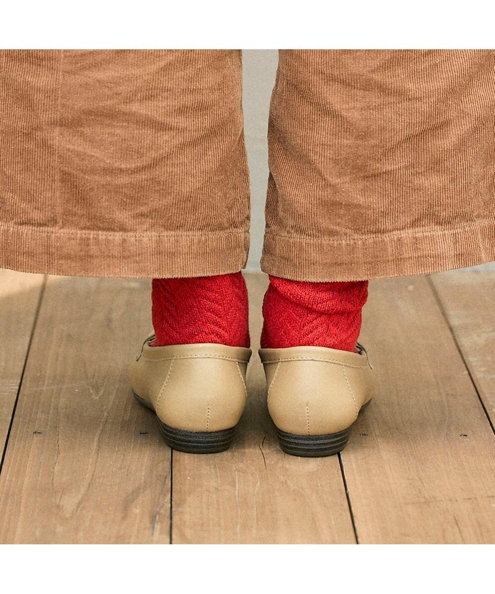 ing <ing>【3E】【サスティナブル】ビット付きモカシューズ 