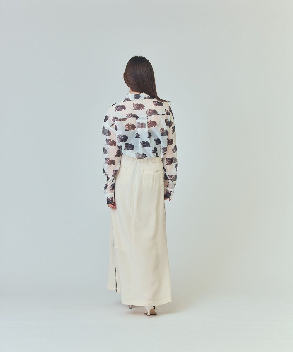 GRACE CONTINENTAL シアーCatブラウス 