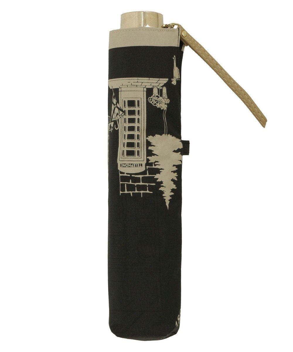 MOONBAT DAKS(ダックス) 晴雨兼用日傘 折りたたみ傘 街並み フワクール生地使用 