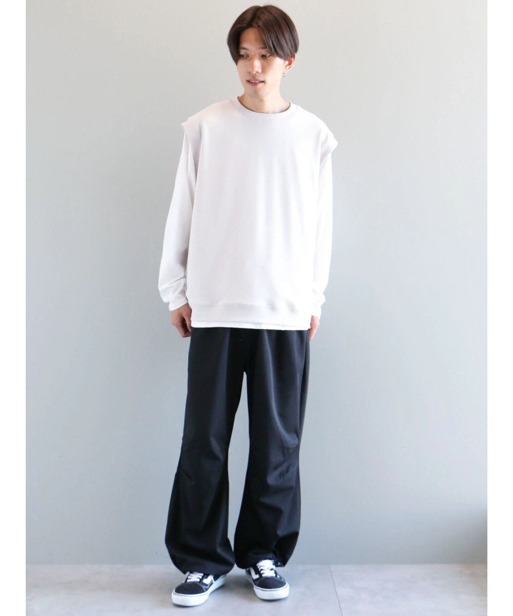 CRAFT STANDARD BOUTIQUE 梨地カットベスト＋Ｌ／Ｓ　ＴＥＥーＳＥＴ 