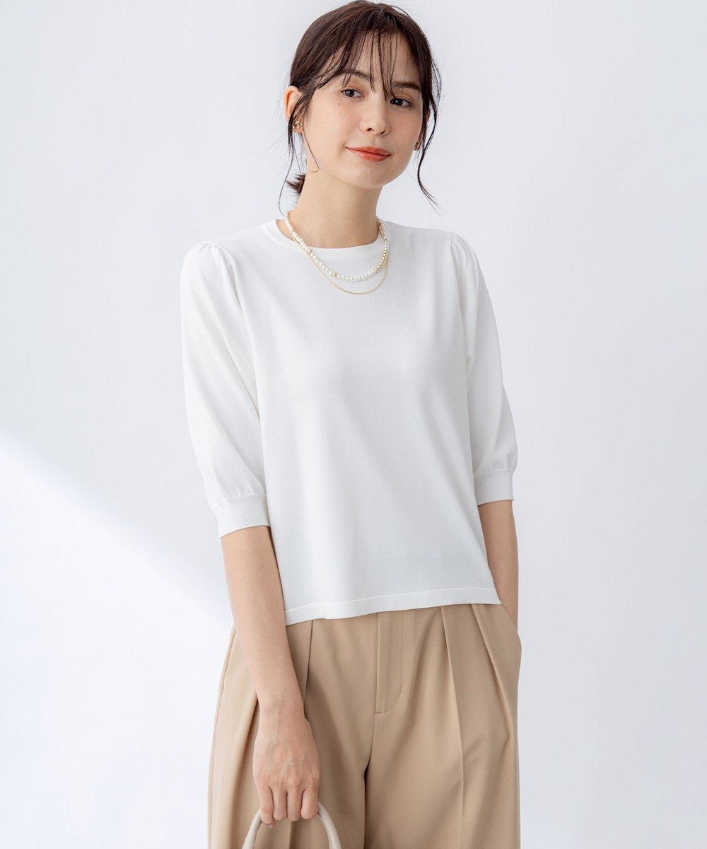 組曲 フラワーメタル ニットTシャツ 