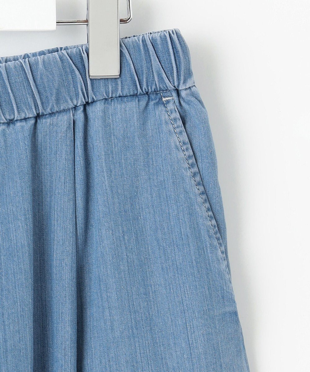 J.PRESS LADIES L 【洗える】5ozバージラコンパクト デニム イージーパンツ 